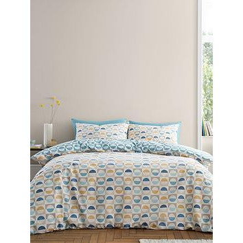 Bianca Hans Retro Spot 200 Thread Count Cotton Duvet Cover Set