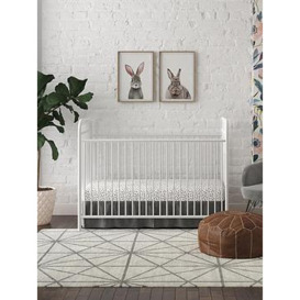 Little Seeds Monarch Hill Ivy Metal Baby Crib - Off White, Off White
