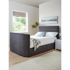 Very Home Kingsley Fabric Tv Bed Frame - Fits Up To 32 Inch Tv - Charcoal