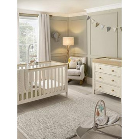 Mamas & Papas Wedmore 2 Piece Cotbed Set- Pebble, One Colour