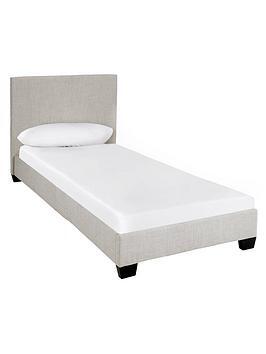 Very Home Riley Fabric Single Bed Frame With Mattress Options (Buy & Save!)