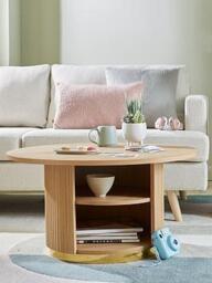 Very Home Carina Round Coffee Table - Oak - Fsc&Reg Certified