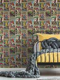 Marvel Kids Action Heroes Wallpaper, Multi