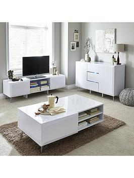 Very Home Xander Tv Stand With Led Lights - Fits Up To 43 Inch Tv