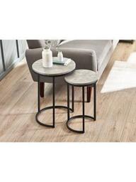 Julian Bowen Staten Round Nesting Side Tables