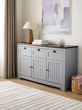 The Very Collection New Devon 3 Door, 3 Drawer Large Sideboard