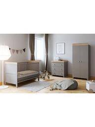 Little Acorns Classic 2 Tone 3 Piece Furniture Set - Grey/Oak, Grey/Oak