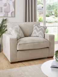 Very Home Jenna Fabric Snuggle Chair - Made To Order In The Uk