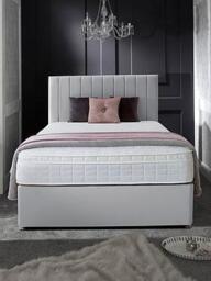 Shire Beds Liberty 1000 Pocket Memory Mattress And Upholstered Divan Base Bed Set (Headboard Sold Separately) - Fsc&Reg Certified