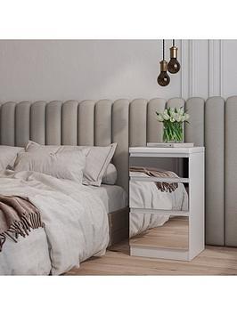 Very Home Prague Mirror 3-Drawer Bedside Cabinet - Fsc&Reg Certified