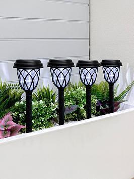 Streetwize Solar Pathway Stake Lights (Pack Of 4)