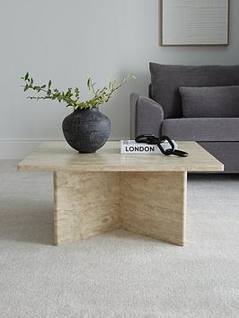 The Very Collection Bloc Stone Effect Coffee Table
