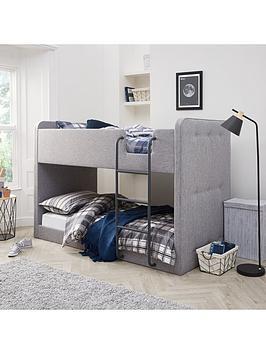 Very Home Charlie Fabric Bunk Bed With Mattress Options (Buy And Save!)