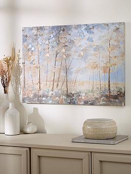 The Very Collection Printed Canvas Landscape Spring Trees 50X70Cm