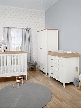 Mamas Papas Wedmore Piece Cotbed Range White/ Natural