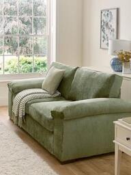 Very Home Salerno Standard 2 Seater Fabric Sofa - Olive Green - Fsc&Reg Certified