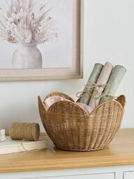Very Home Scallop Woven Bowl