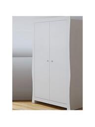 Little Acorns Sleigh Double Wardrobe, One Colour