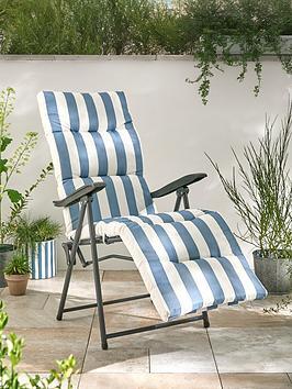 Very Home Torquay Cushioned Sun Lounger