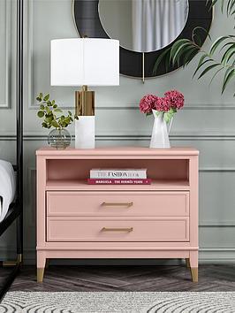 Cosmoliving By Cosmopolitan Westerleigh Wide Side Table / Night Stand