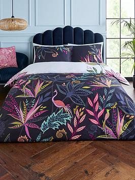 Sara Miller 100% Cotton Botanic Paradise Duvet Set