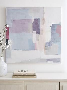 The Very Collection Abstract Purple Canvas Wall Art