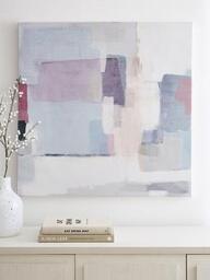 The Very Collection Abstract Purple Canvas Wall Art