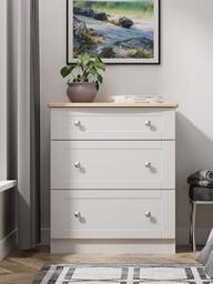 Swift Sydney Ready Assembled 3 Drawer Deep Chest