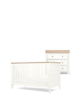 Mamas & Papas Wedmore 2 Piece Cotbed Set, Natural
