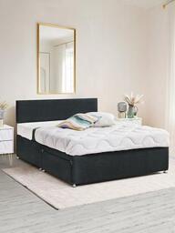 Airsprung Essential Divan Bed Base And Headboard Set