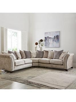 Very Home Caprera Fabric Scatter Back Corner Group Sofa