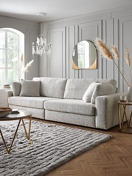 Michelle Keegan Home Amy Fabric 3 Seater Sofa - Fsc&Reg Certified
