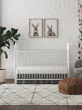 Little Seeds Monarch Hill Ivy Metal Baby Crib Off White, Off