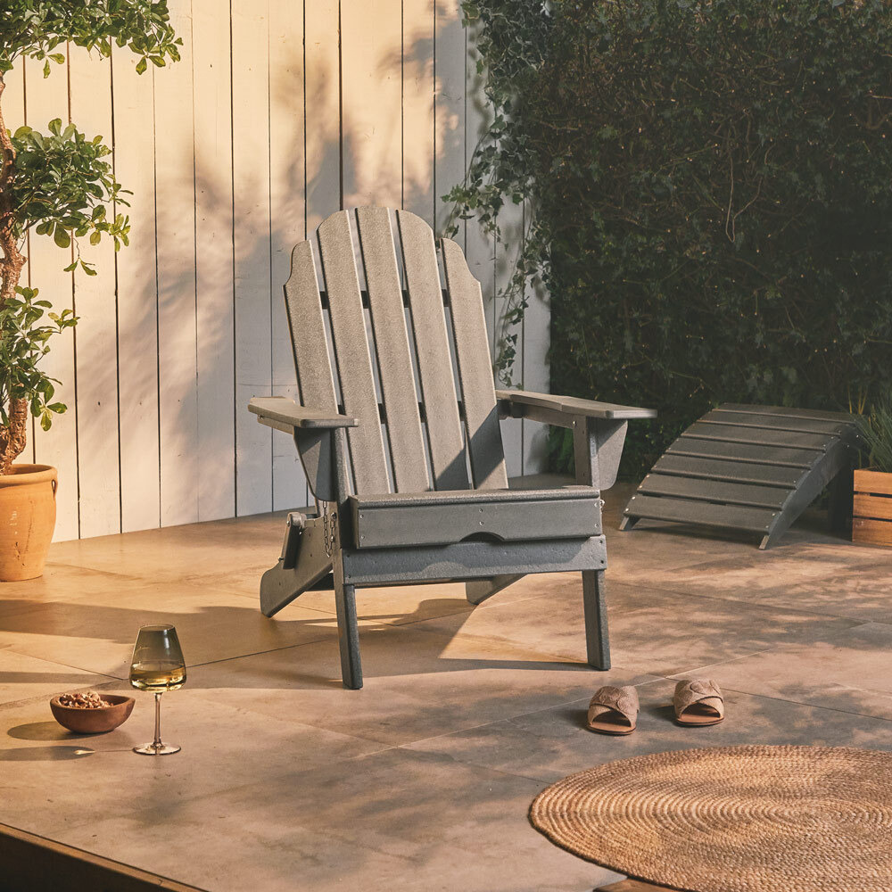 vonhaus folding adirondack chair
