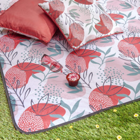 Set of 2 Botanical  Outdoor Scatter Cushions - thumbnail 2