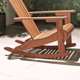 Set of 2 Rocking Adirondack Chair - thumbnail 4