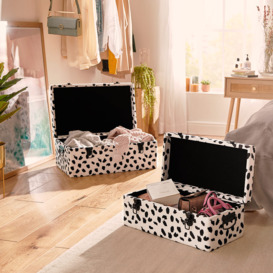 Set of 2 Dalmatian Storage Trunks - thumbnail 2