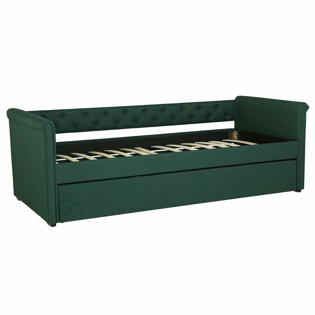 European European Single (90 x 200cm) Solid Wood Daybed with Trundle