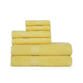 Towel Set of 6 100% Cotton 600 GSM