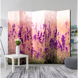 Omara Lavender in the Rain Room Divider