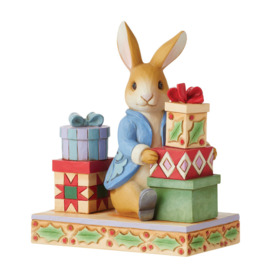 Beatrix Potter by Jim Shore Presents of Happiness Figurine