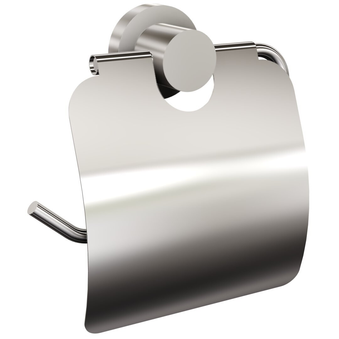 Bailey Wall Mounted Toilet Roll Holder with Cover