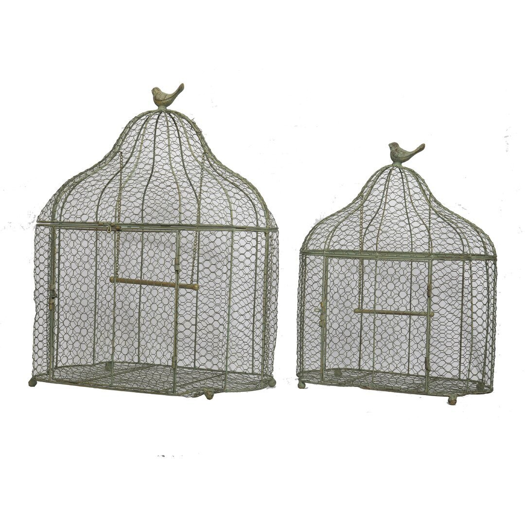 Ian 2 Piece Bird Cage Set