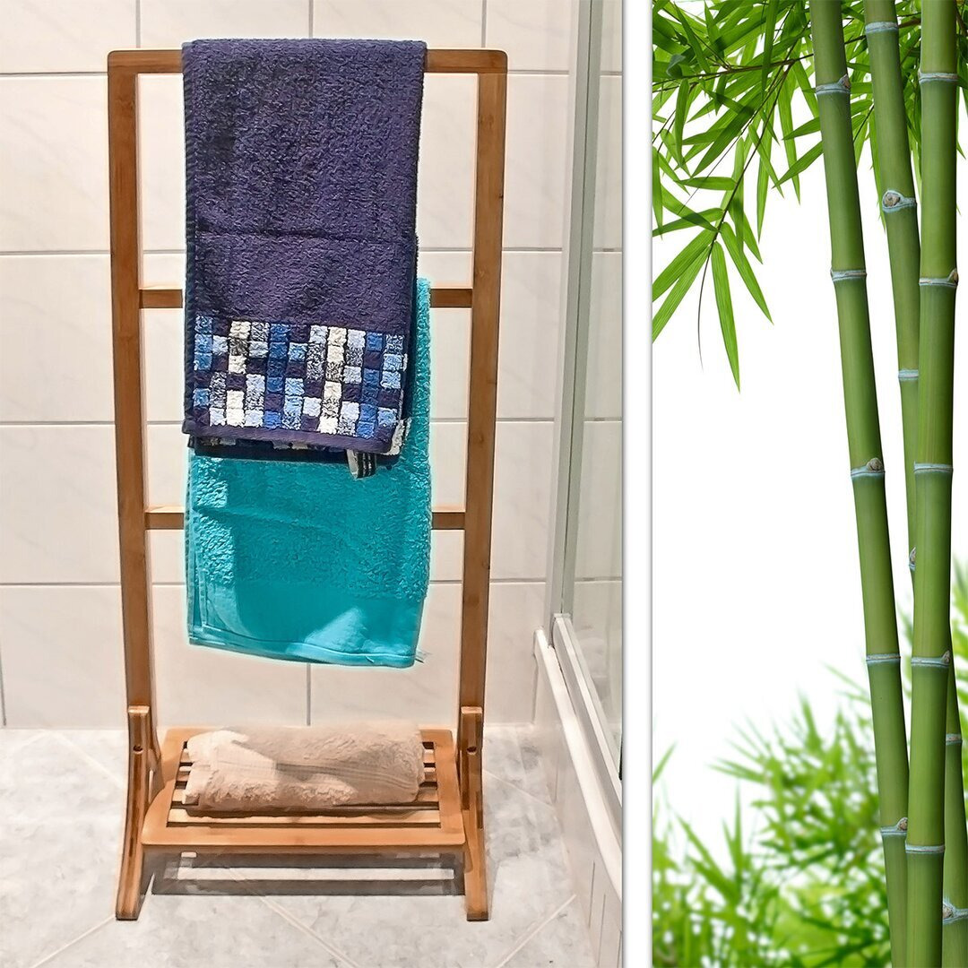 Fairbury Bamboo Free Standing Towel Rack
