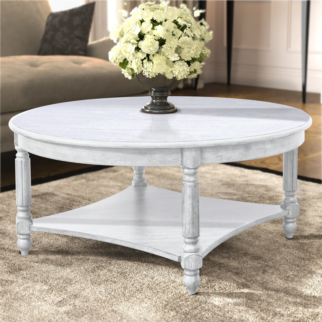 Marcello Ogallala Solid Wood Coffee Table with Storage