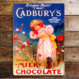 Cadbury's Genuine Milk Chocolate Metal Wall Décor