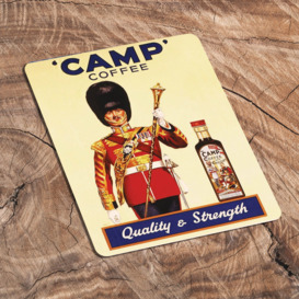 Camp Coffee Metal Advertising Wall Décor