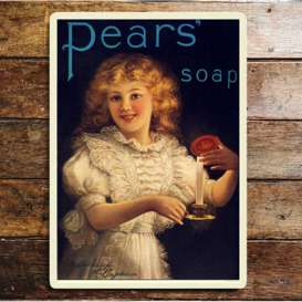 Pears Soap Metal Wall Décor
