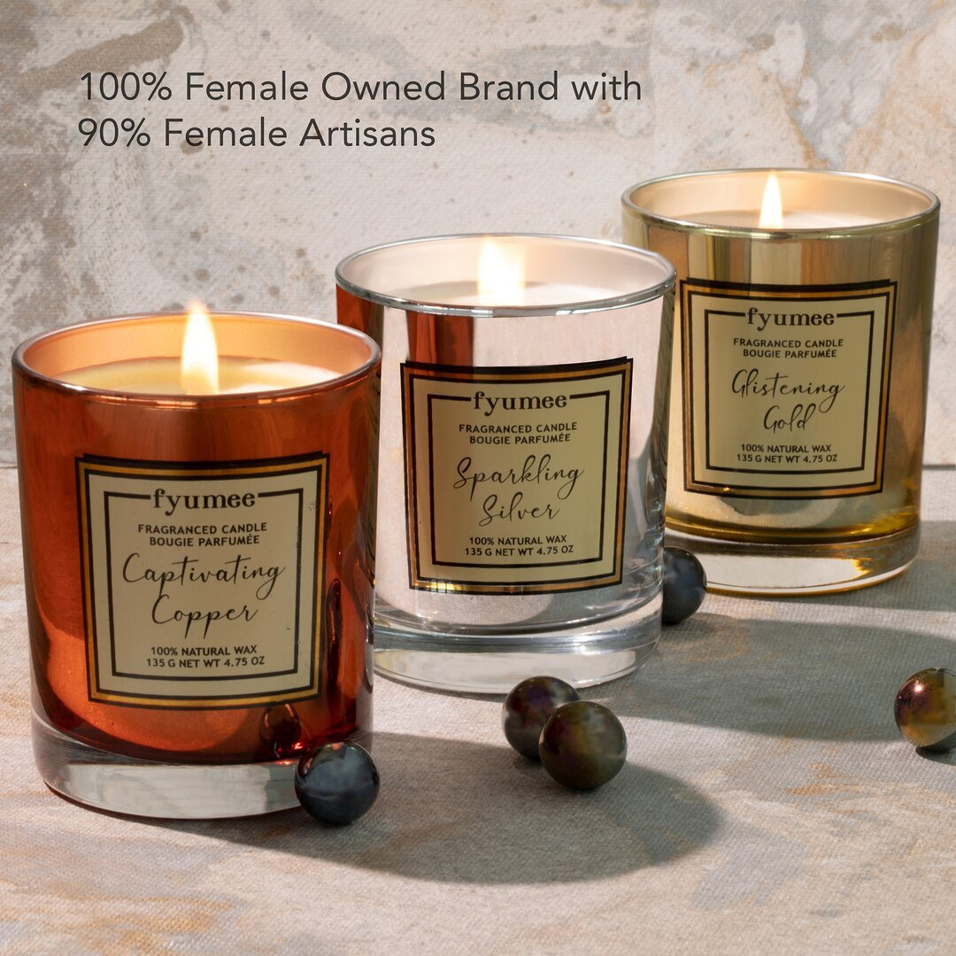 3 Piece Essentials Scented Jar Candle Set