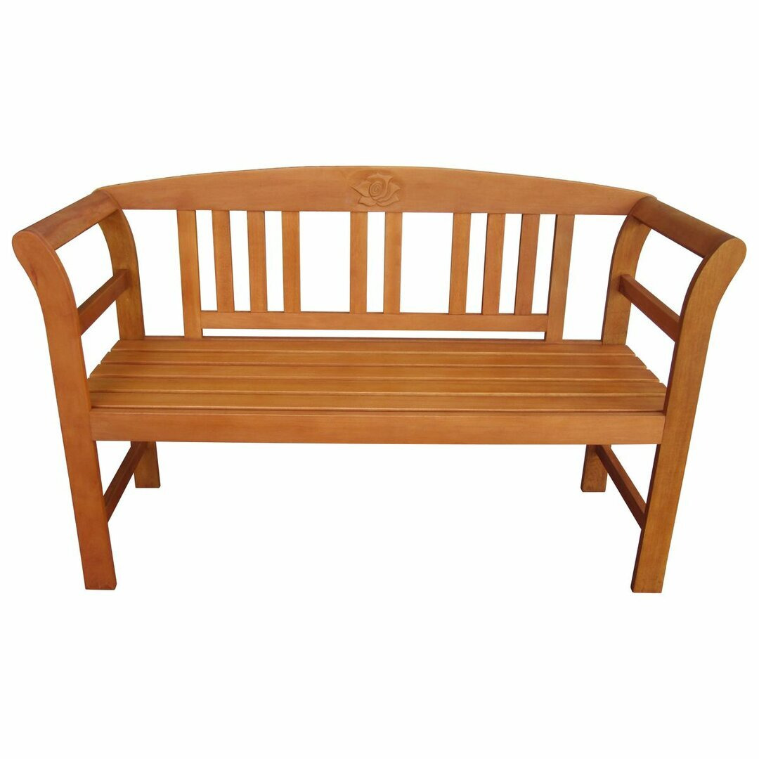 Garden bench made of solid wood